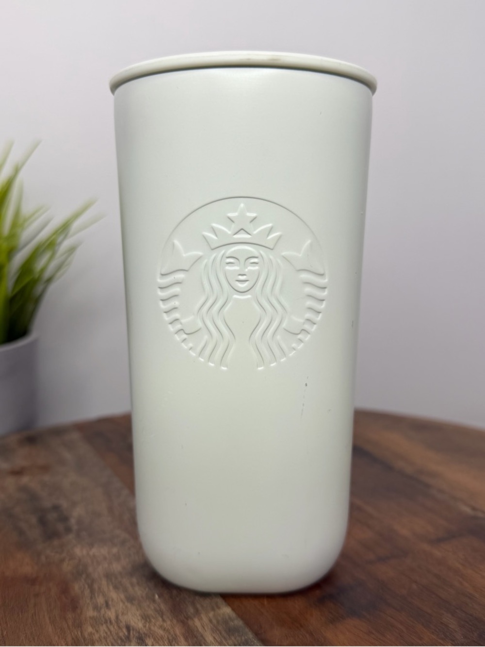 Starbucks Matte Mint Embossed Logo Tumbler - 12oz